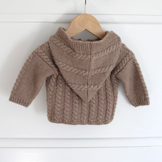 Cabled jacket with hood - Baby
4