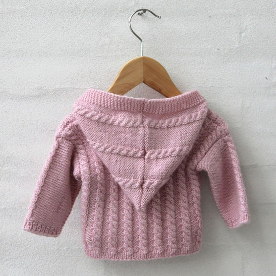 Cabled jacket with hood - Baby
2